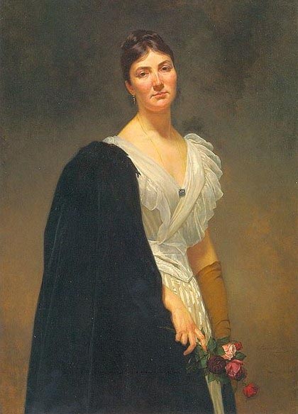 Henryk Rodakowski Maria Wozniakowska, artist's daughter